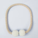 New 1pcs Pearl Magnetic Curtain Clip