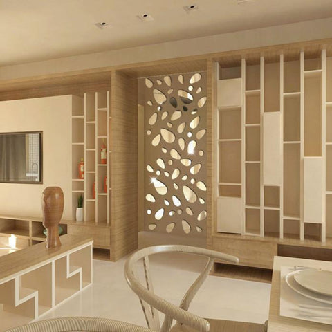 12Pcs 3D Mirror Vinyl