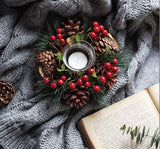 Handmade Christmas Candle Holders
