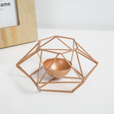 Fashion Geometric Iron Candlestick