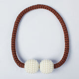 A- 1pc Pearl Magnetic Curtain Clip Curtain