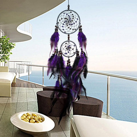 Purple Feather Crafts Dream Catcher